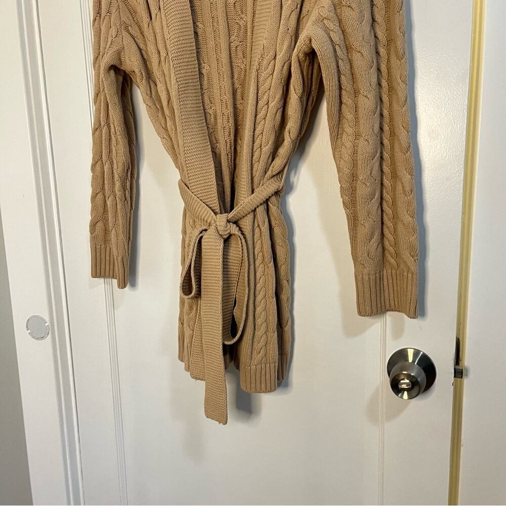 Evereve Cable Knit Cardigan‎ Sweater - Picture 5 of 12